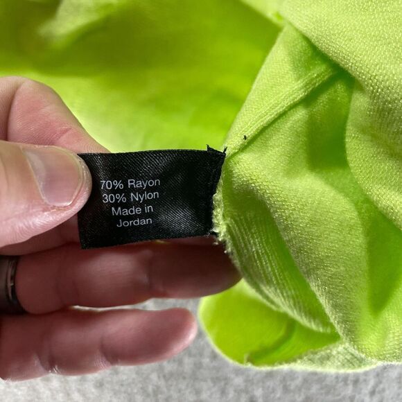 Lane Bryant Sweater Womens 14/16 Green Button Up Cardigan‎ Preppy Plus Casual - Picture 9 of 11